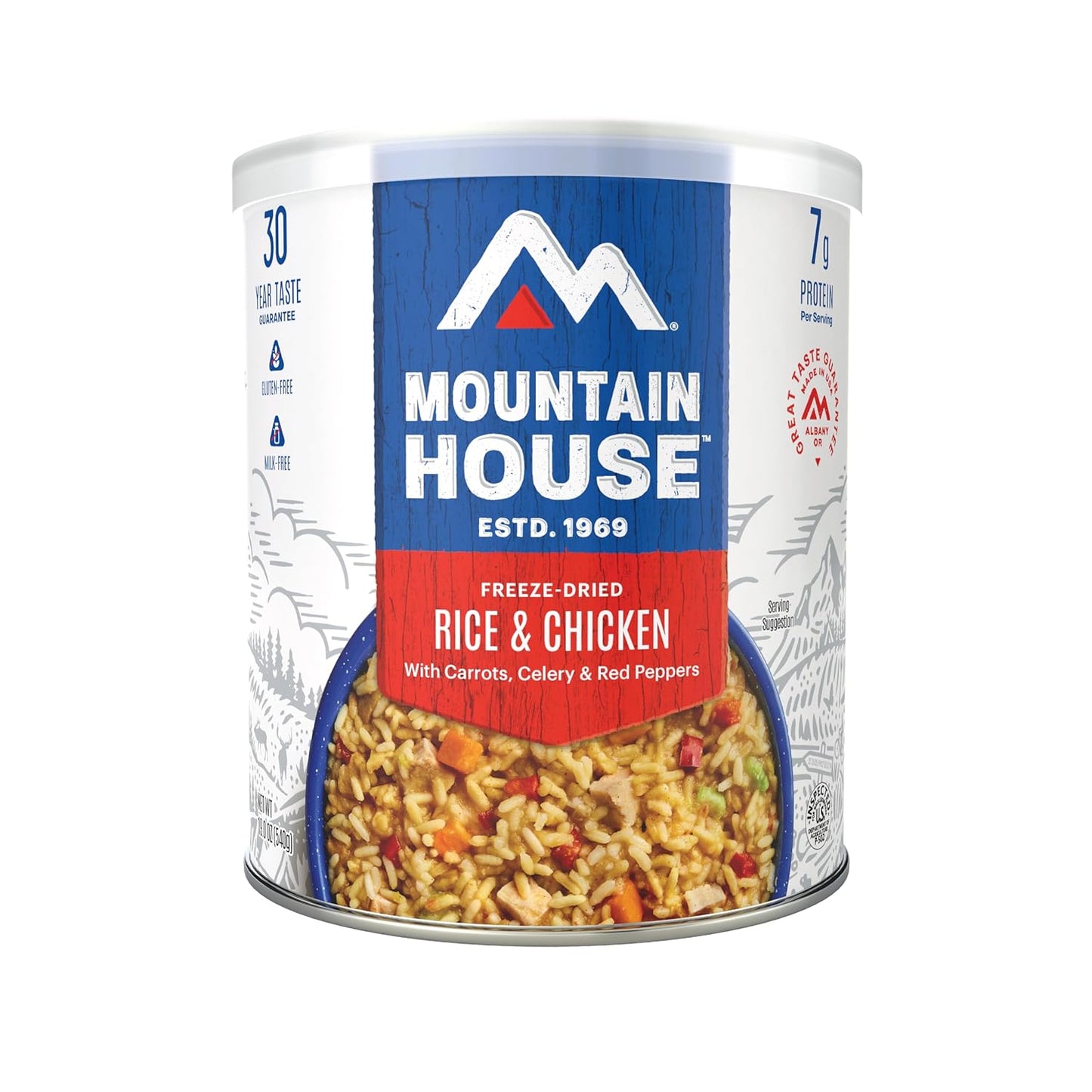 Mountain House Rice & Chicken #10 Can - Freeze Dried Comfort Food