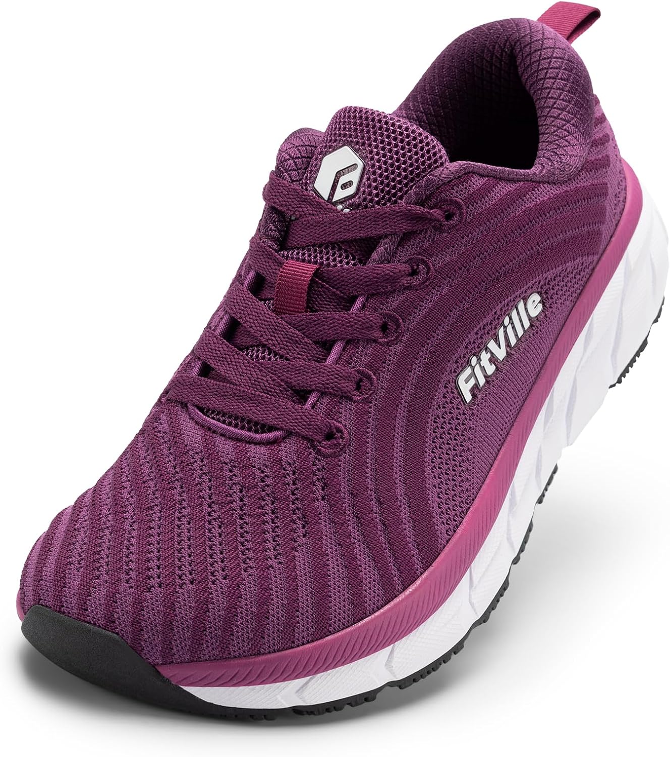 FitVille Wide Toe Box Shoes for Women - Comfortable Walking Shoes
