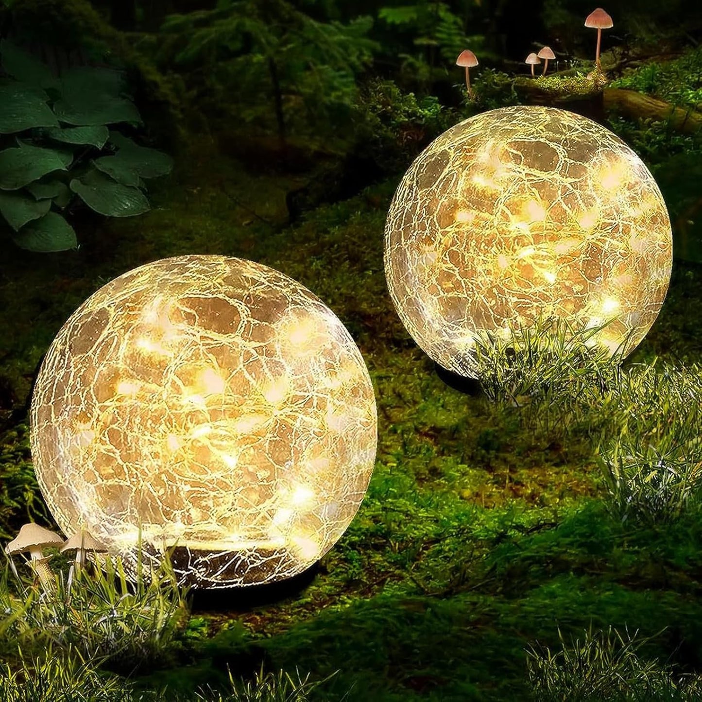 Garden Solar Ball Lights Outdoor Waterproof for Path Yard