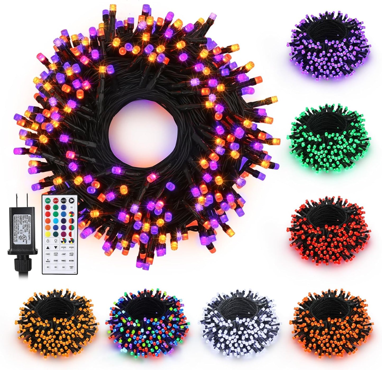 iShabao Color Changing Lights for Halloween and Christmas Decor