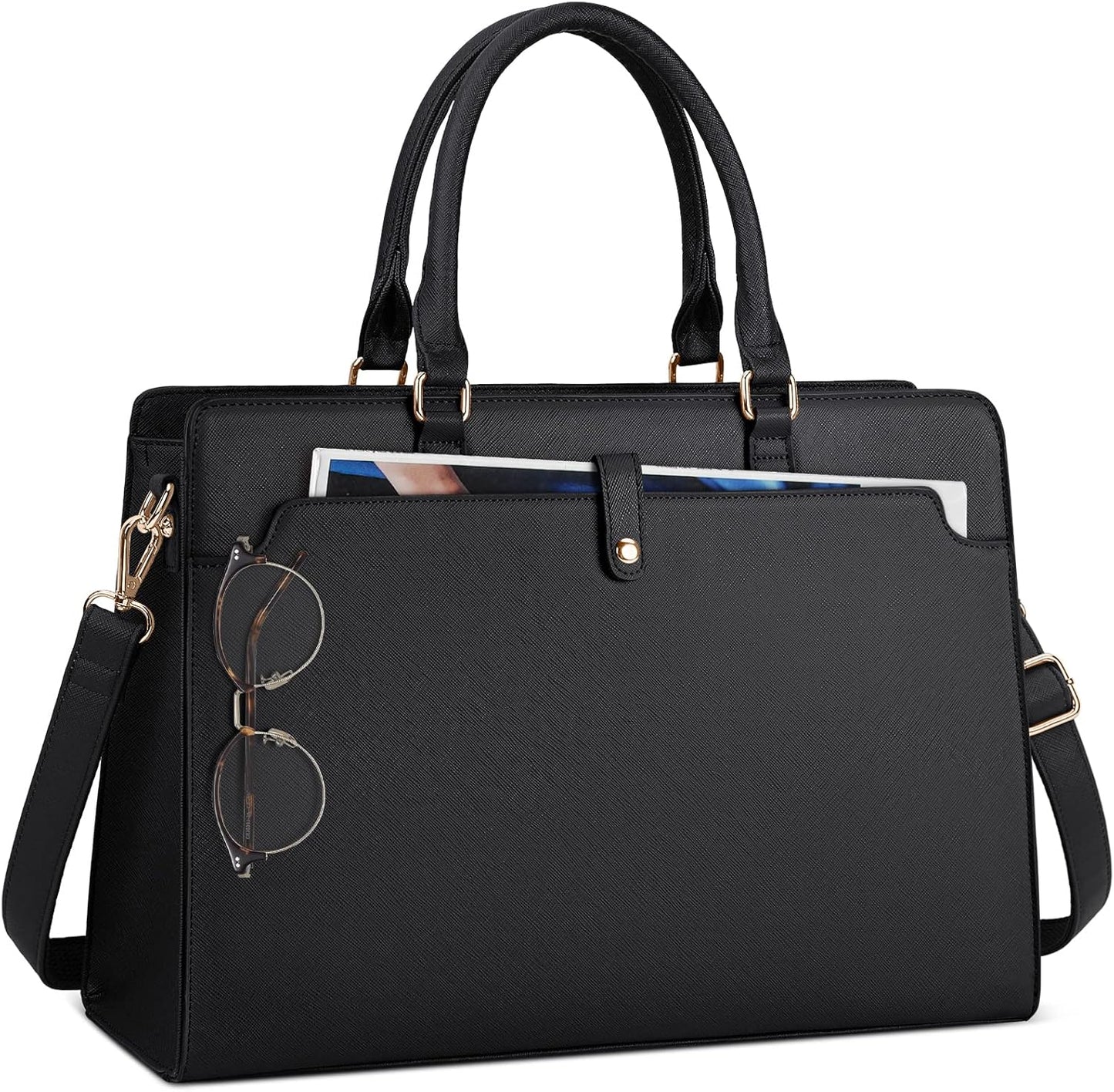 Stylish Waterproof Laptop Bag for Women with Large Capacity