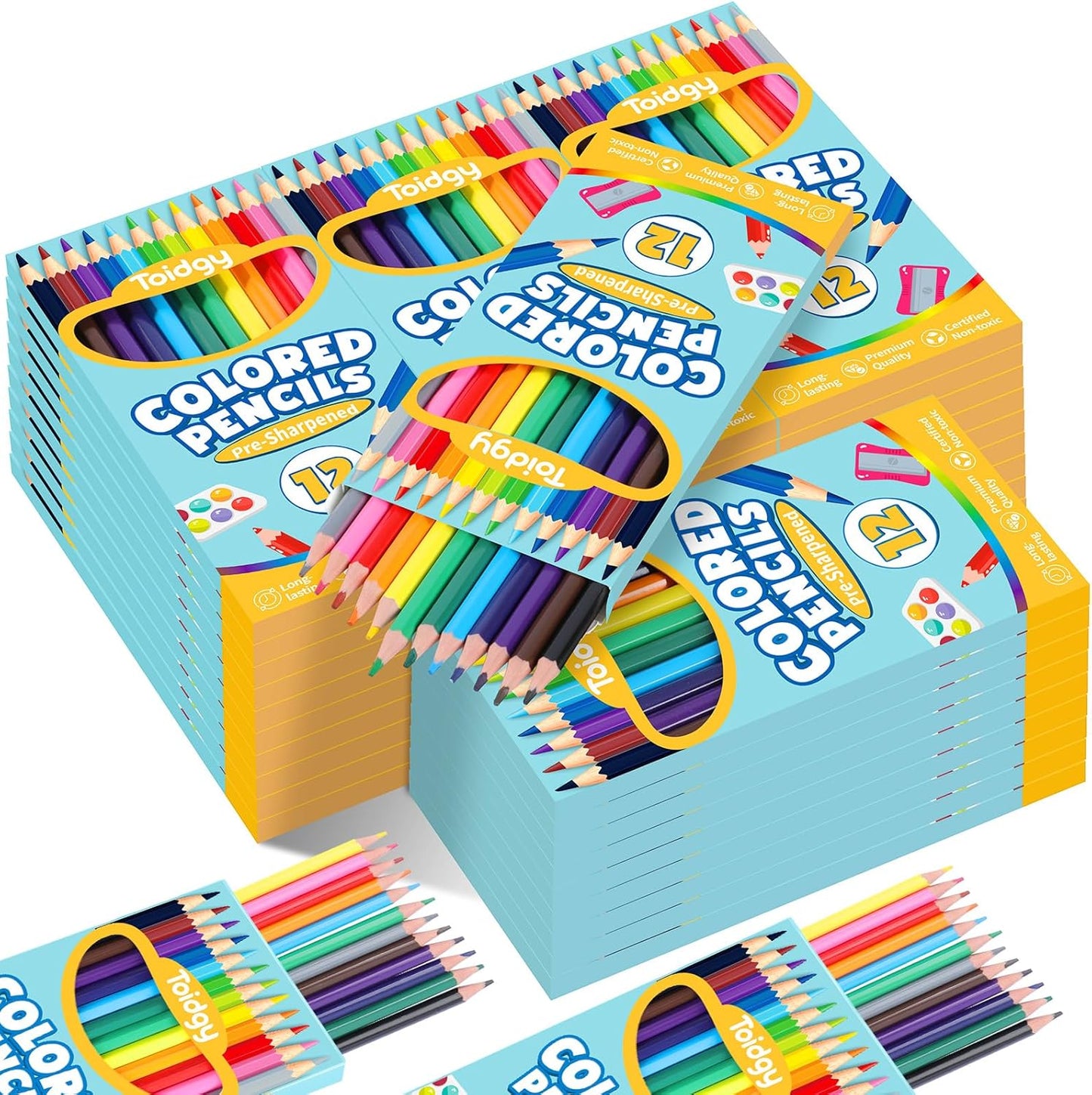 480 Count Colored Pencils Bulk for Kids and Adults Creativity