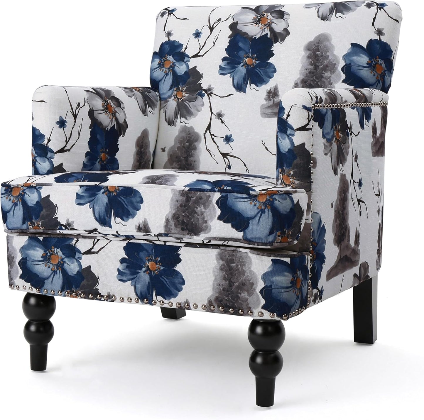 Christopher Knight Home Boaz Fabric Club Chair - Stylish Floral Print