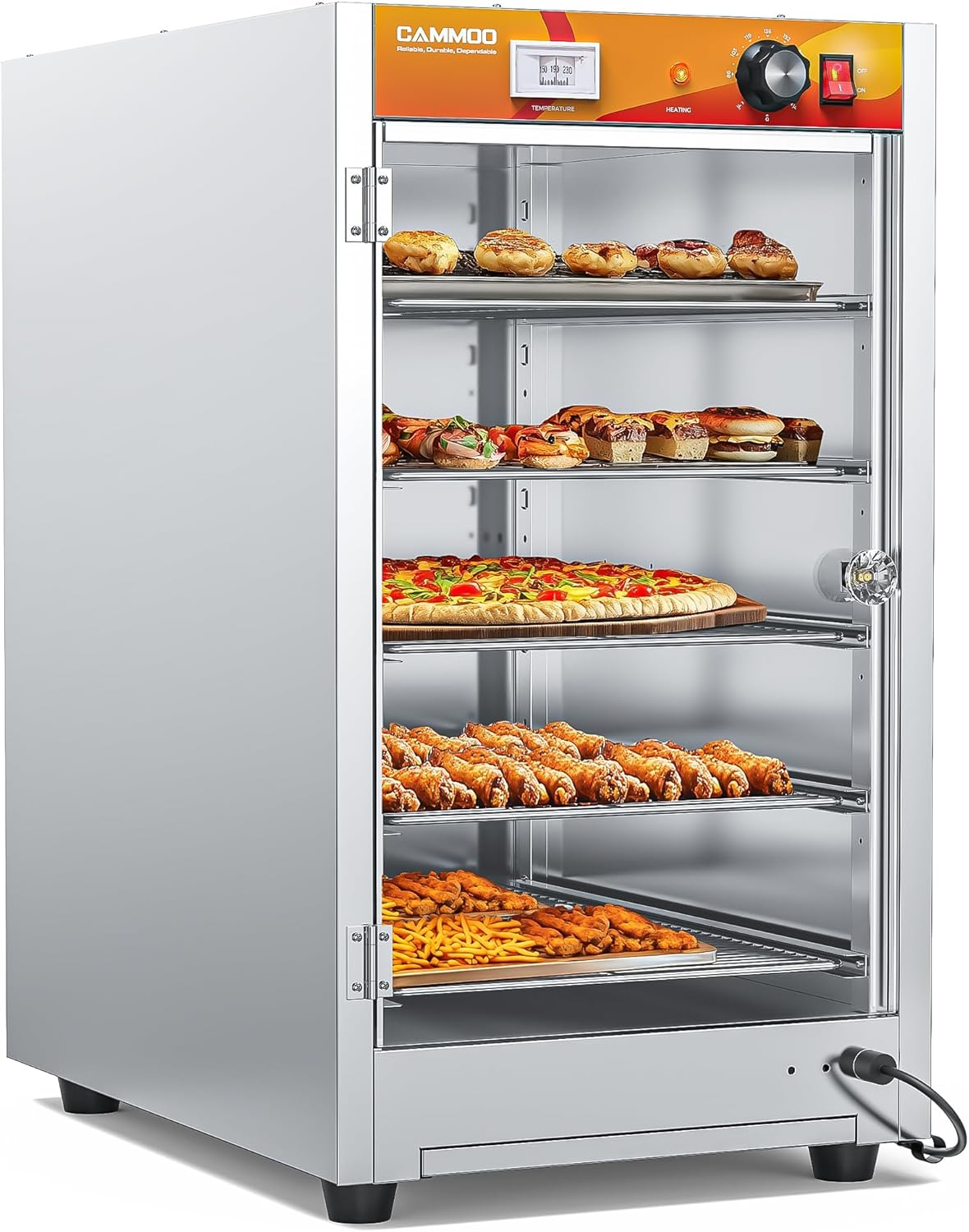 133Qt 5-Tier Commercial Food Warmer for Efficient Catering