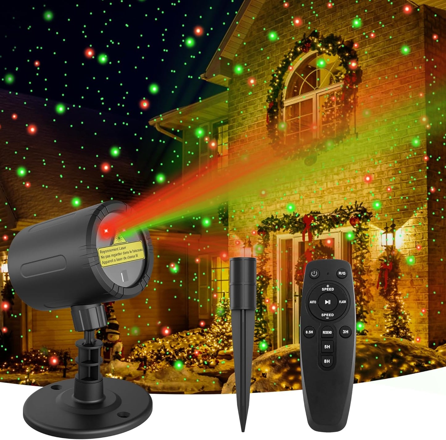 Star Show Christmas Projector Lights - Illuminate Your Holidays!