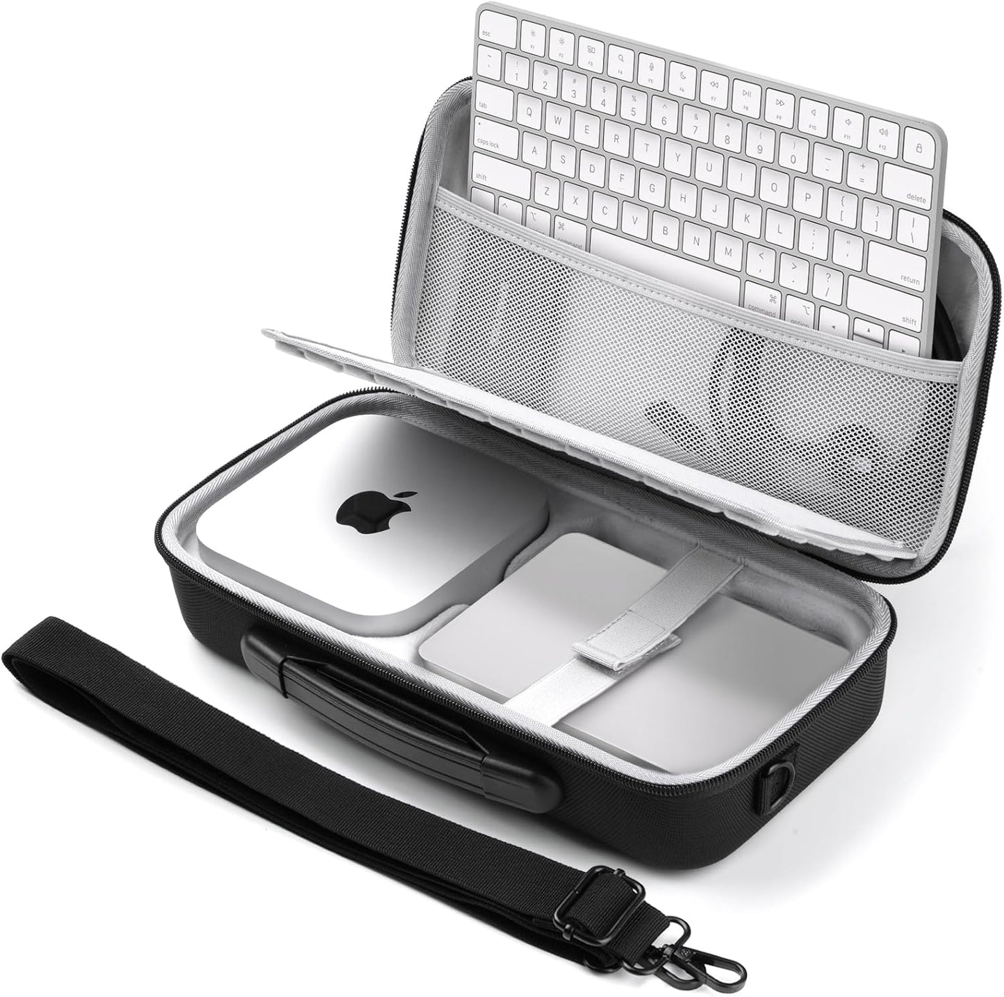 Hard Travel Case for Mac Mini M4 Pro with Accessories Storage