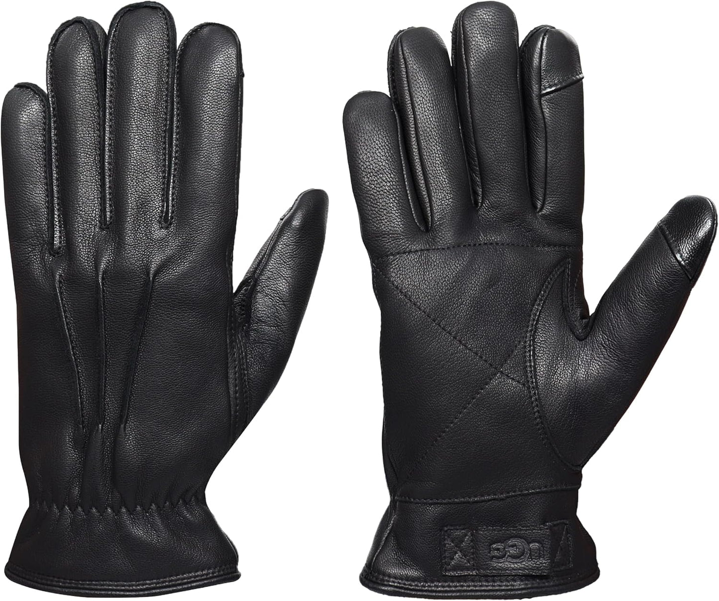 UGG Men's 3 Point Leather Gloves - Luxe Warmth