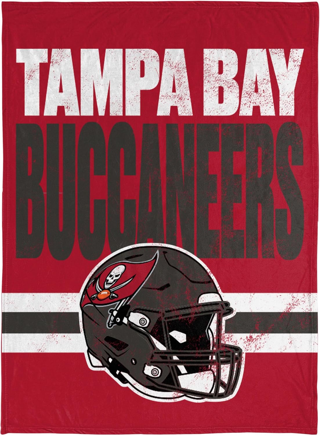 FOCO NFL Soft Plush Throw Blanket for Tampa Bay Buccaneers Fans