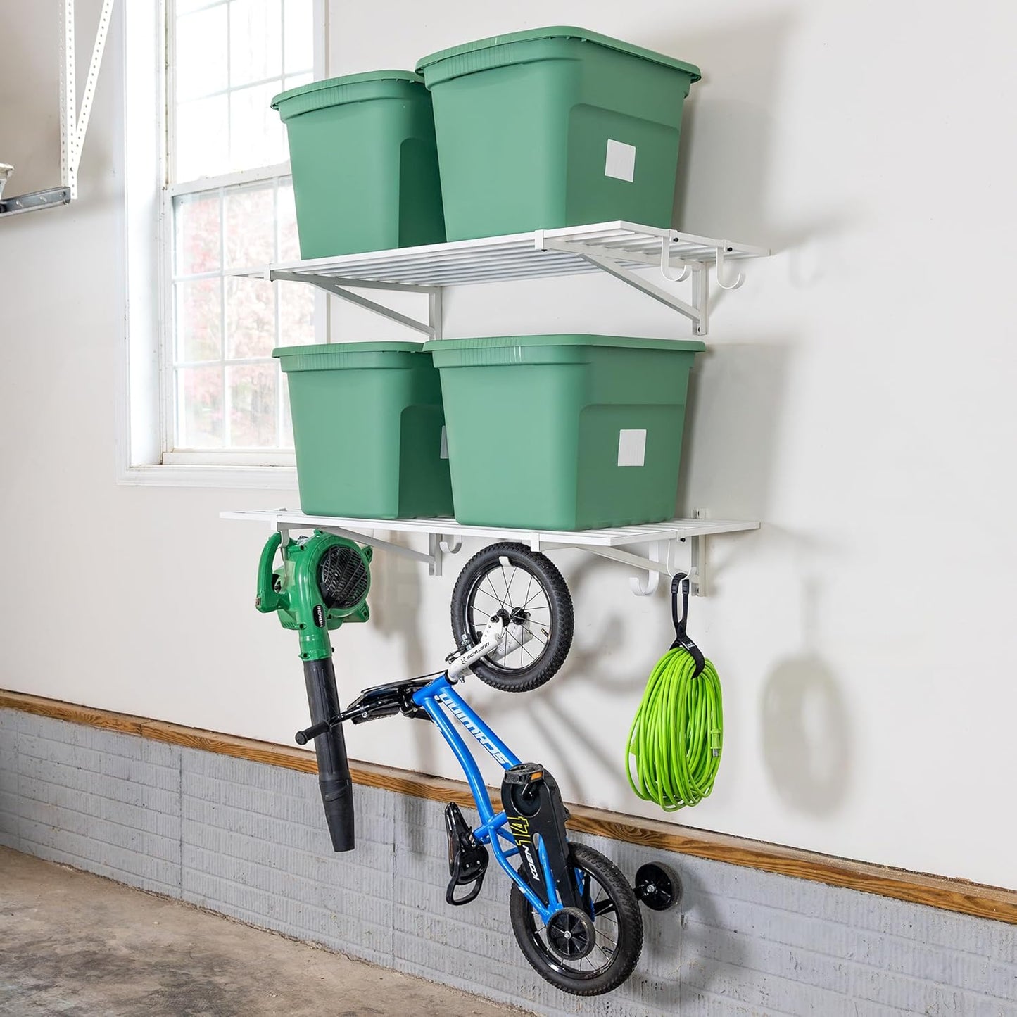 Heavy Duty Wall Shelves for Garage Storage and Organization