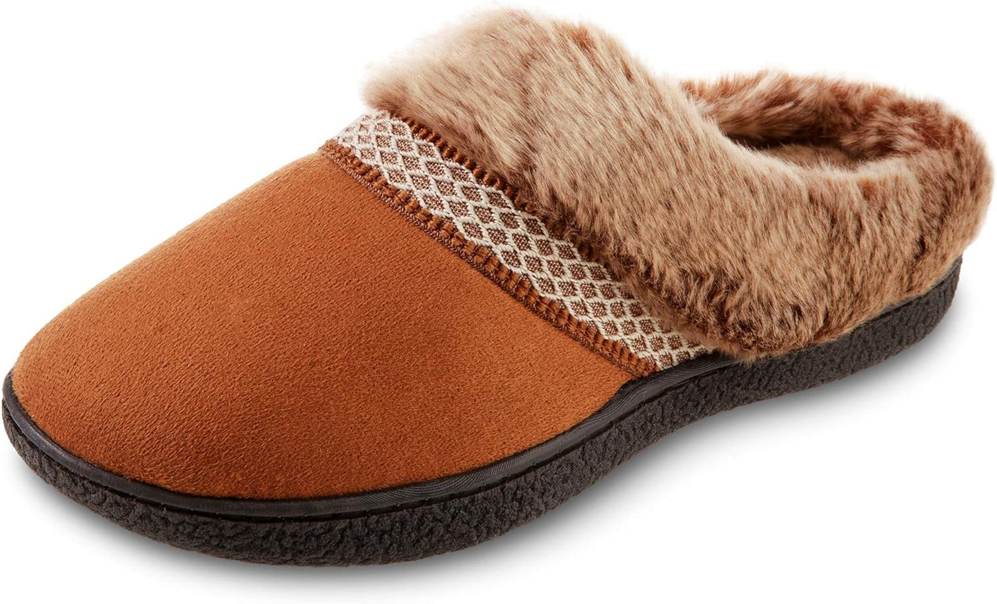 isotoner Women's Microsuede Mallory Hoodback Slipper Review