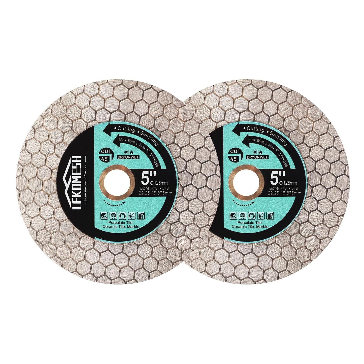 Tile Blade 5in Diamond Saw Blade for Cutting Granite Marble