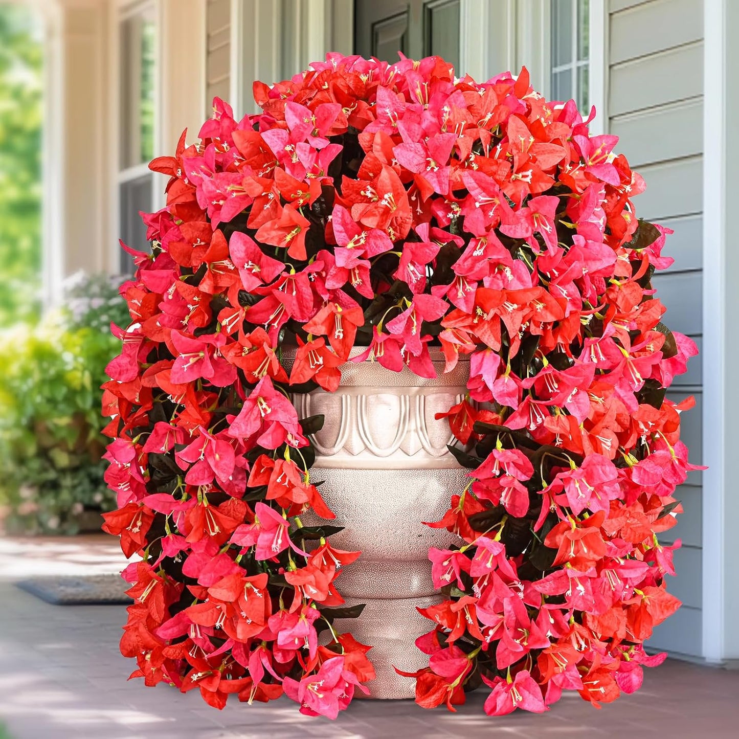 4 Pcs UV Resistant Artificial Bougainvillea Flowers for Outdoors