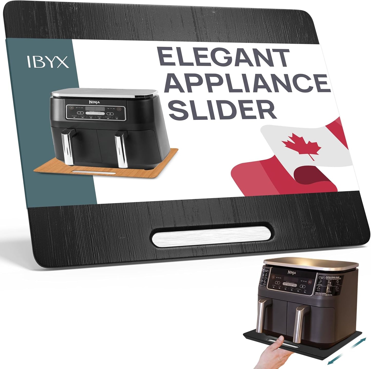 Ibyx Elegant Sliding Tray for Coffee Makers & Kitchen Appliances
