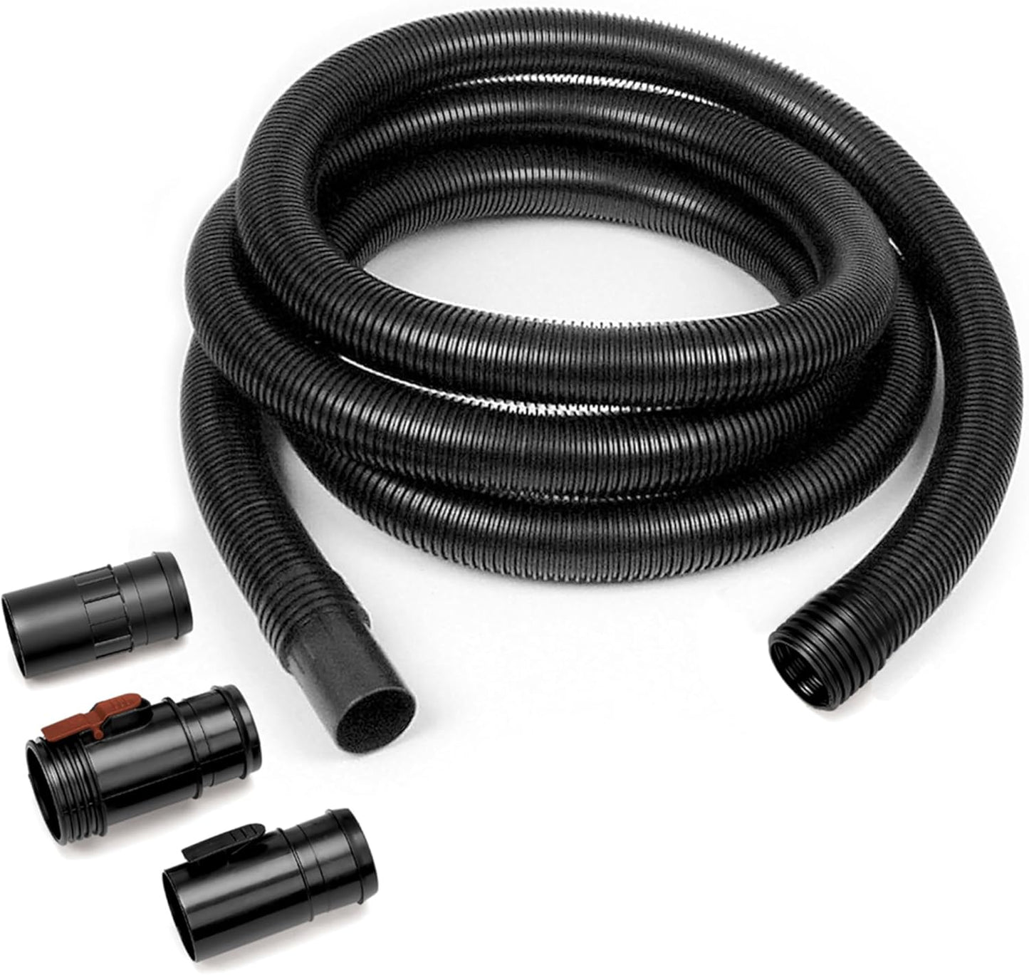 Wet Dry Vacuum Hose Attachment 2-1/2in x 20ft for Shop Vacs