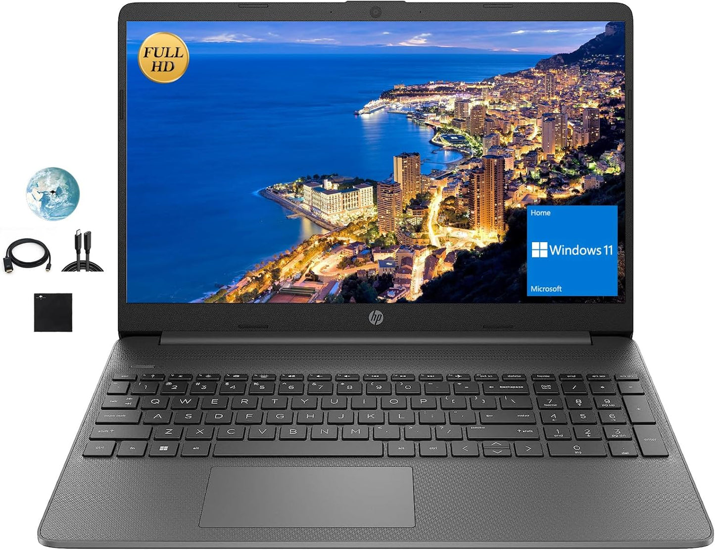 HP 15.6 FHD Business Laptop with Intel i3-1215U and 32GB RAM