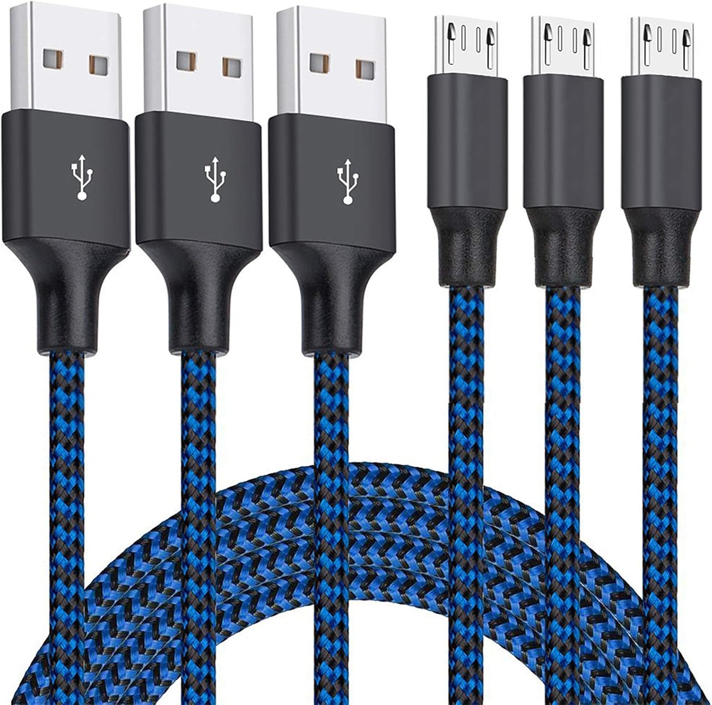 Fast Charge 10FT Android Cable - Hoblaze 3PK
