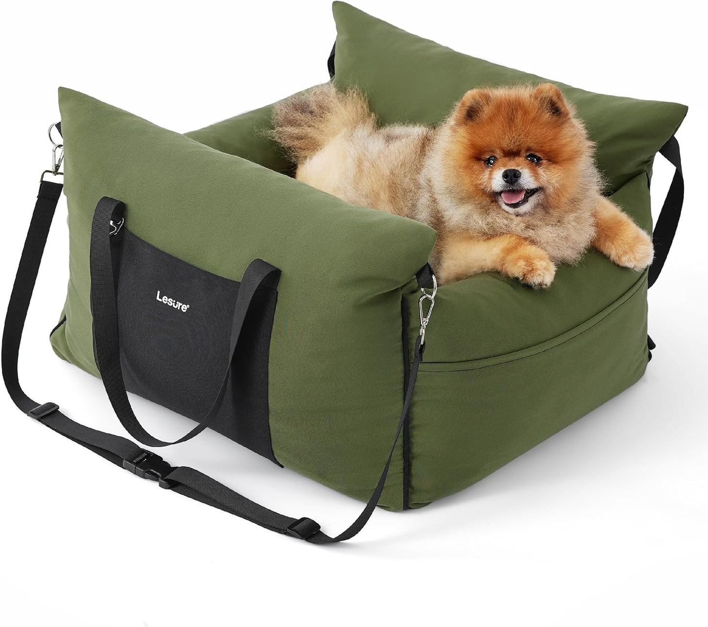 Lesure Small Dog Car Seat - Waterproof Booster Seat for Pets