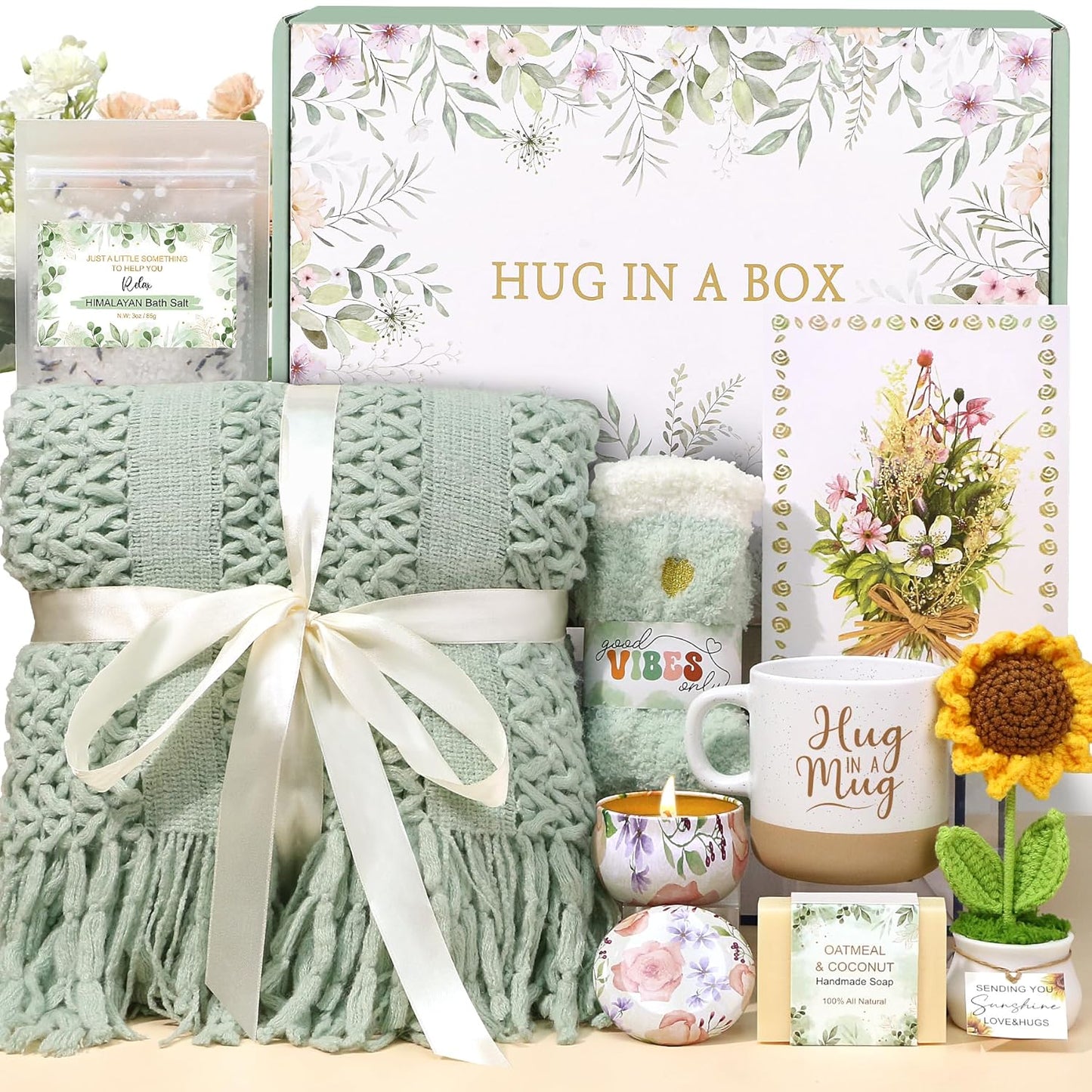 Get Well Soon Gift Baskets for Women - Spa Care Package Ideas