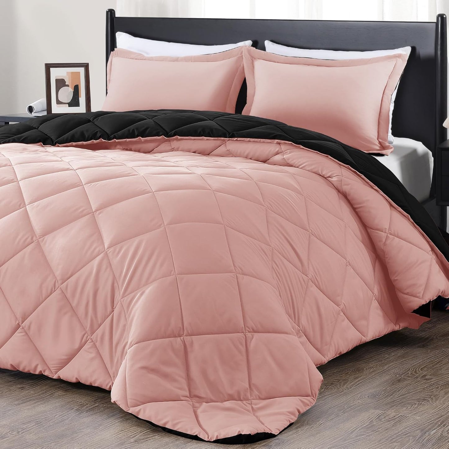 Downluxe King Size Comforter Set - Soft Bedding for All Seasons