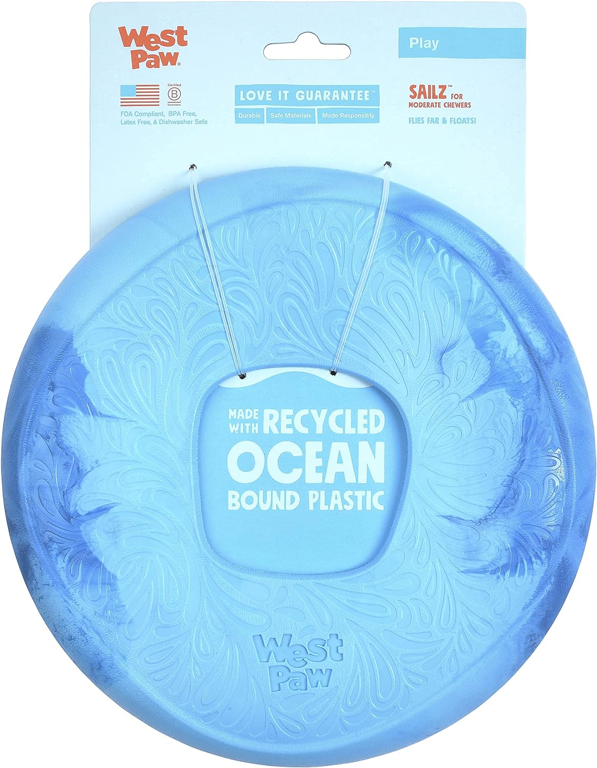 Machine Washable Eco-Friendly Dog Flying Disc for Moderate Chewers