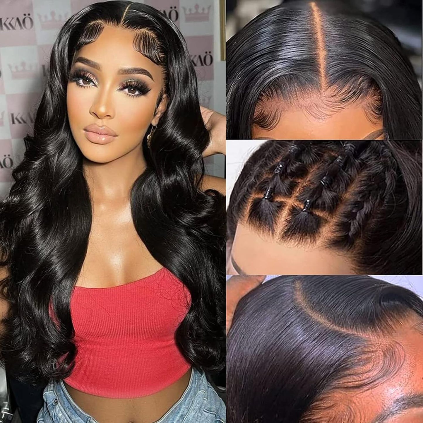13x6 HD Lace Front Wigs Human Hair Body Wave for Women