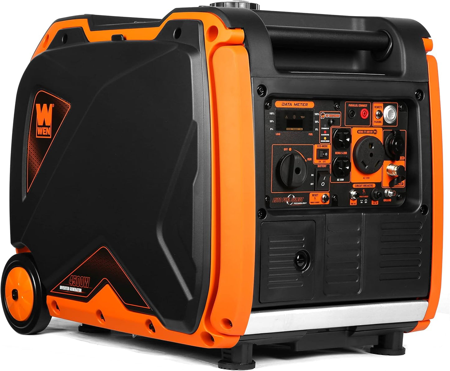 WEN DF452iX Super Quiet 4500-Watt Dual Fuel Inverter Generator