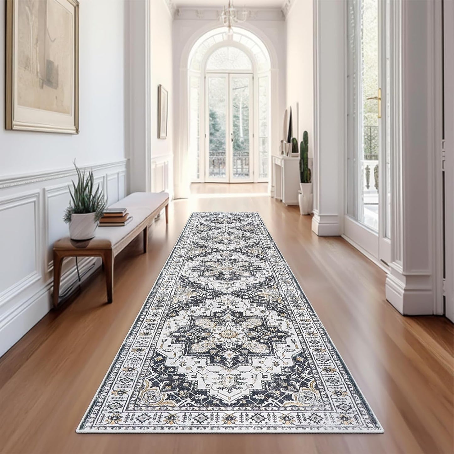 Madane Runner Rugs for Hallway 2x10 Long Washable Non-Slip