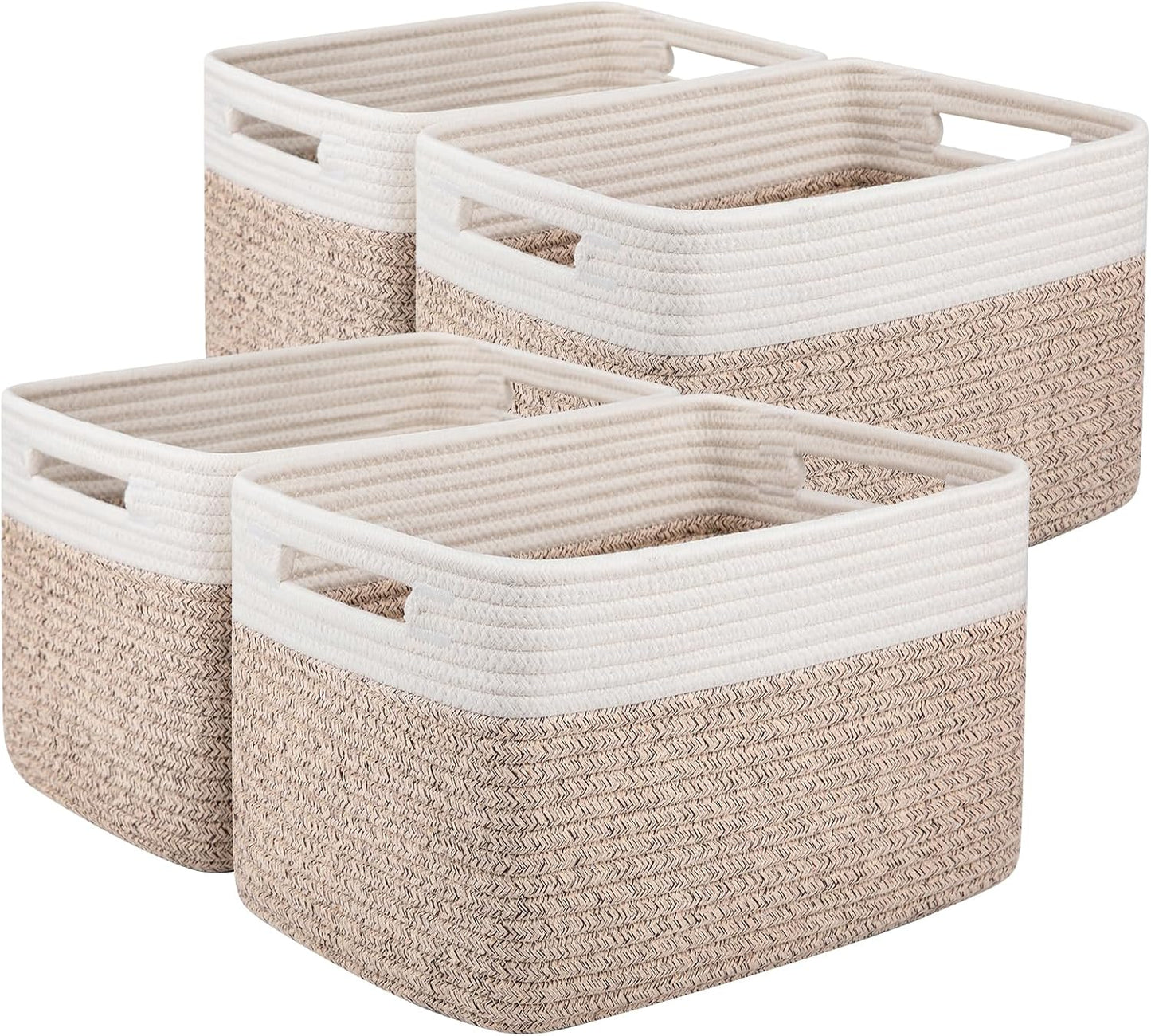 OIAHOMY Storage Baskets for Organizing Toys, Towels, Books