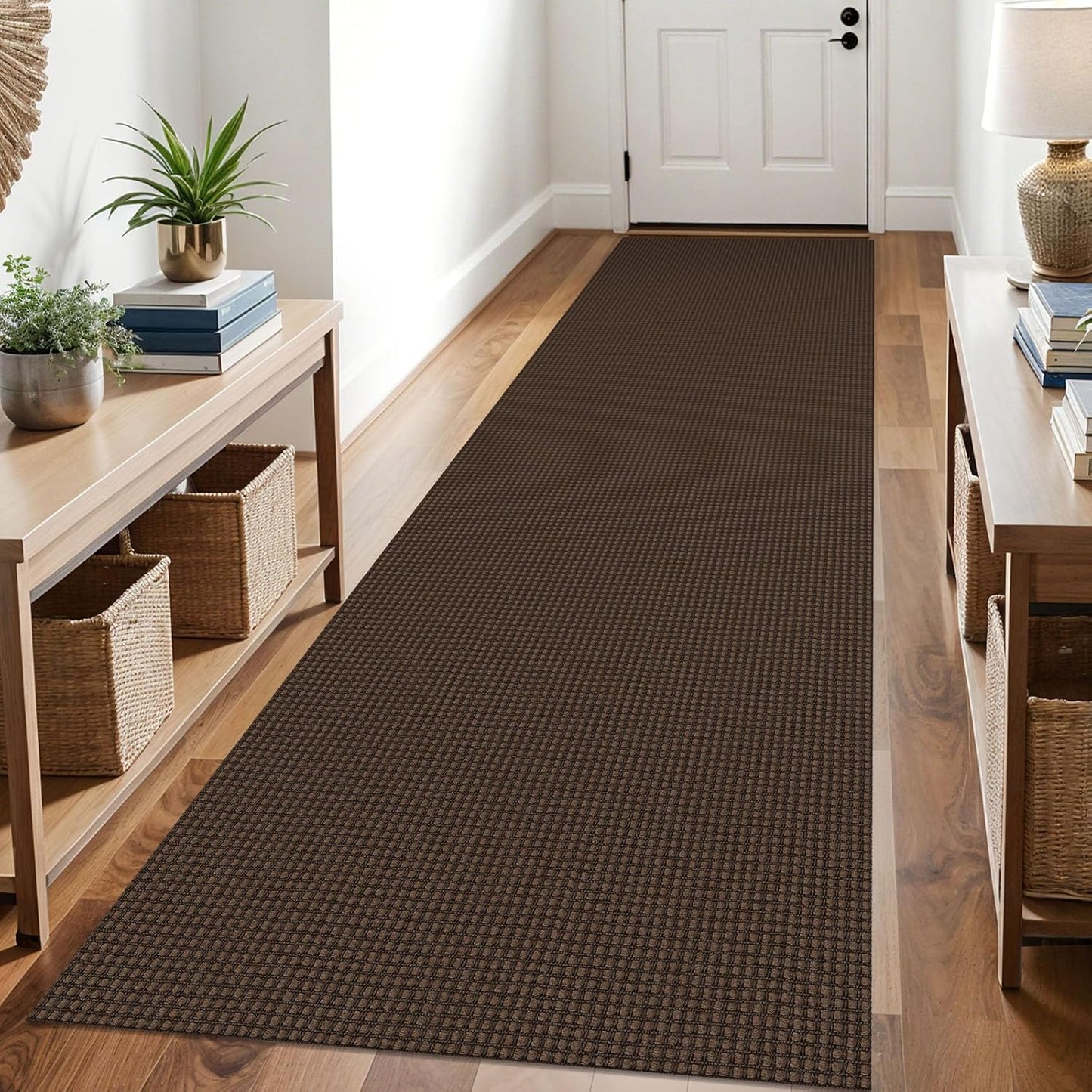 KOZYFLY Runners for Hallways 3x10 ft Washable Non Slip Rug