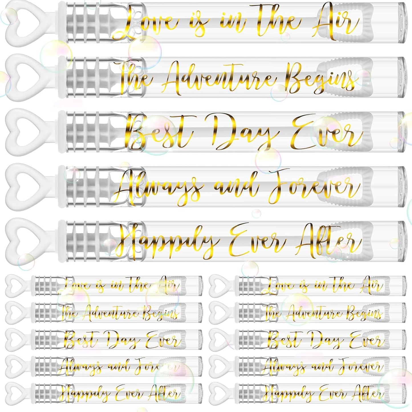 120 Count Wedding Mini Bubble Wands for Unforgettable Celebrations