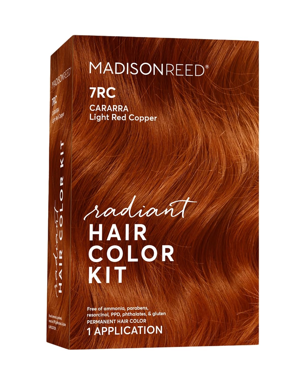 Madison Reed Radiant Hair Color Kit for Vibrant Light Ginger Red