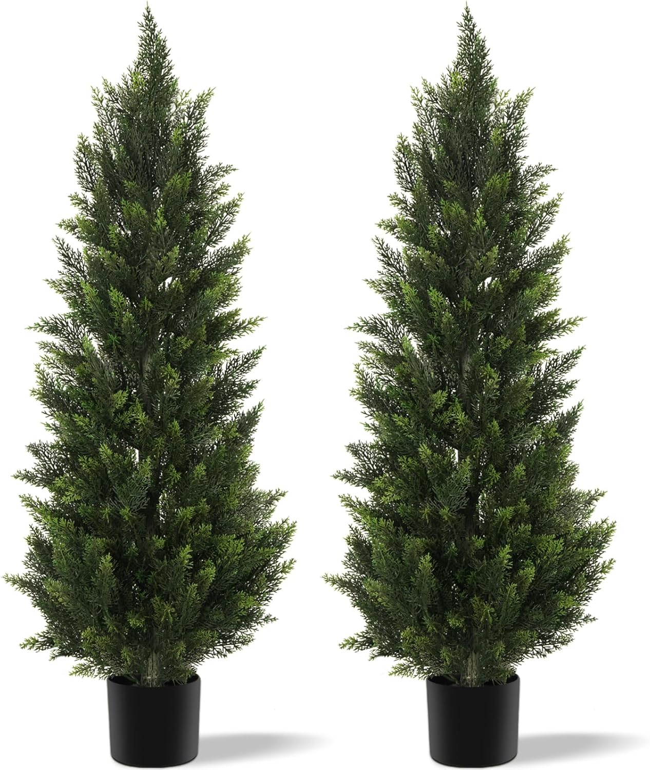 Outdoor Artificial Cedar Topiary Tree for Lifelike Decor