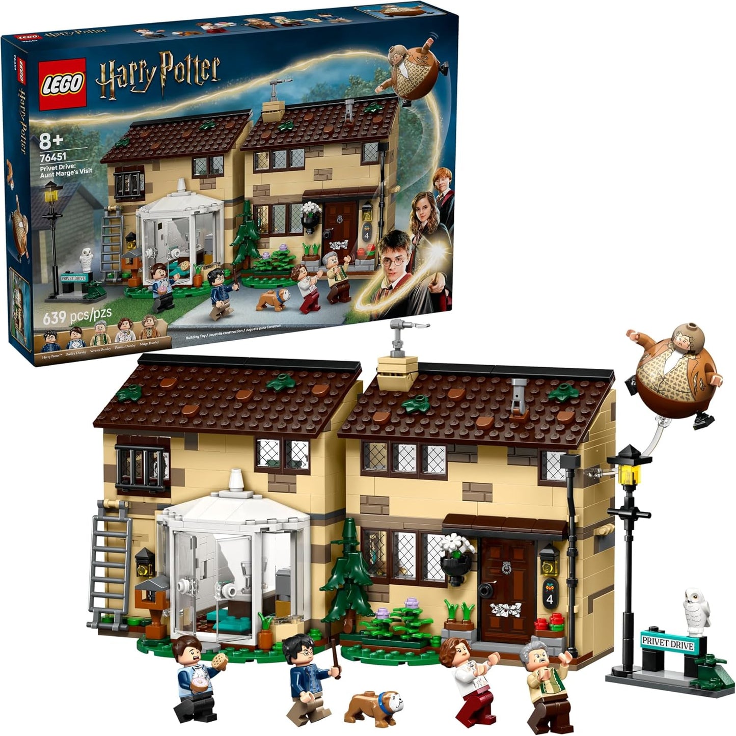LEGO Harry Potter Privet Drive Aunt Marge's Visit Building Set
