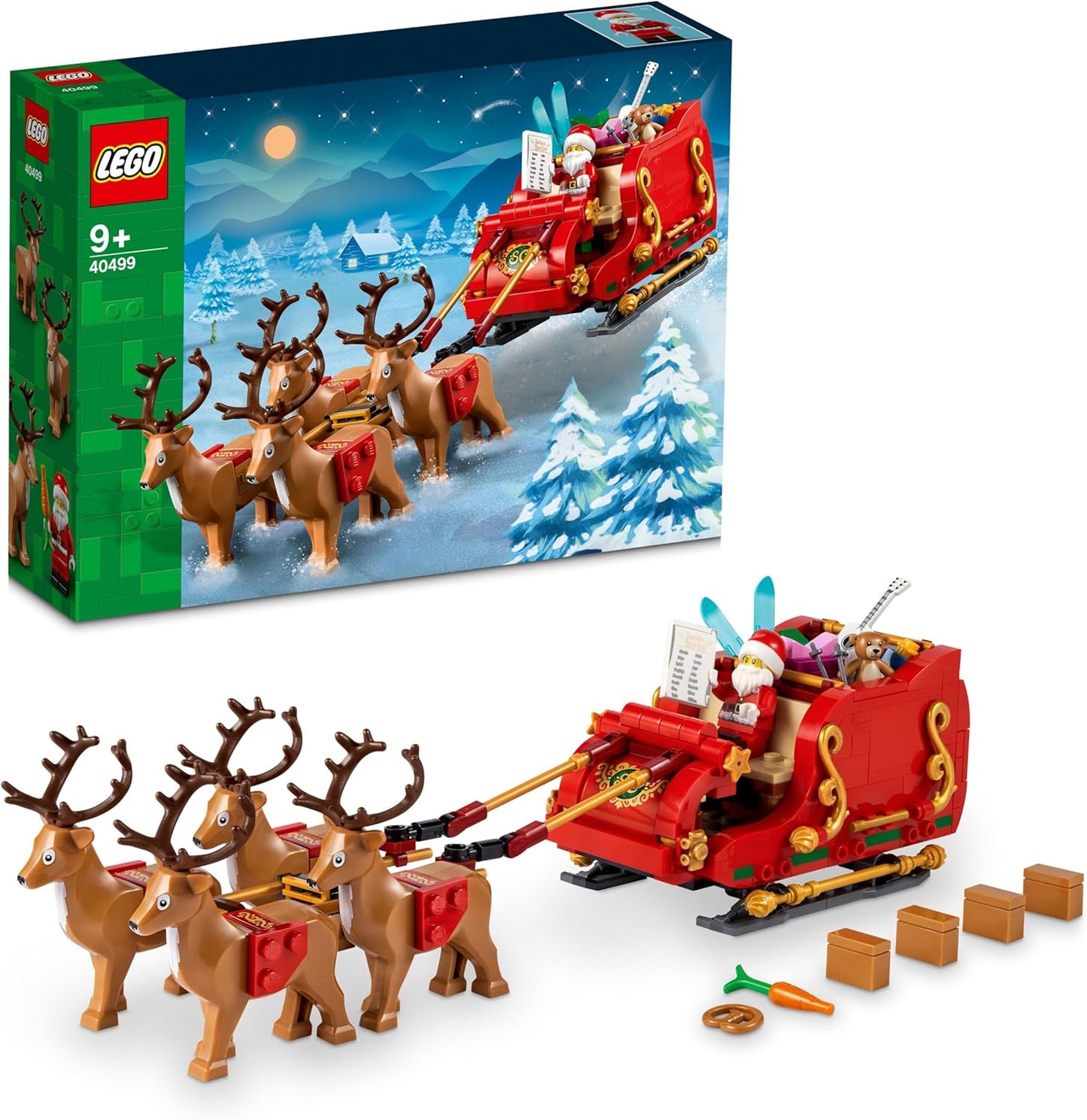 LEGO Santa's Sleigh Building Toy for Kids Ages 9+ Holiday Fun