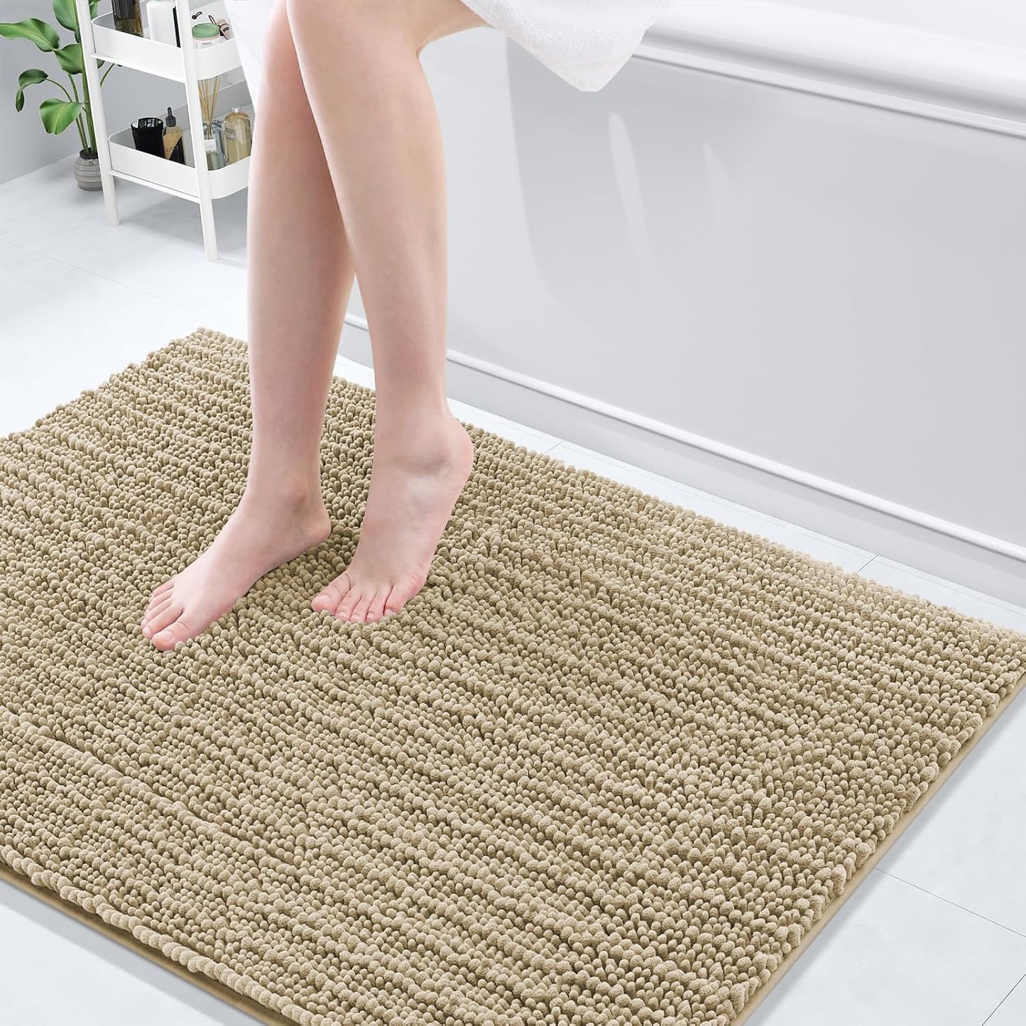 Arotive Luxury Chenille Bathroom Rug Mat for Ultimate Comfort