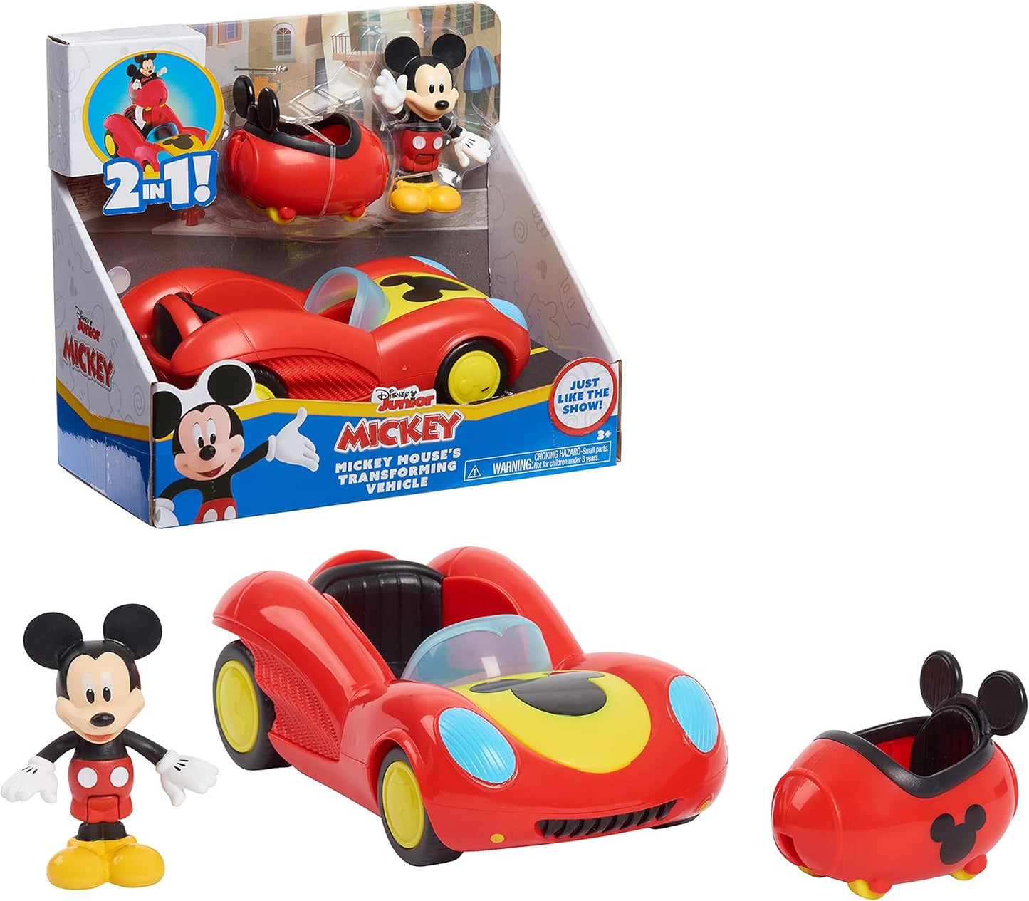 Magical Mickey Mouse Transforming Toy Car