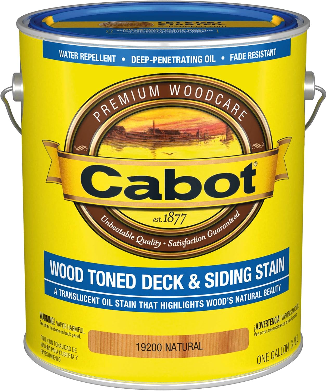 Cabot Wood Toned Stain + Sealer for Natural Wood Protection