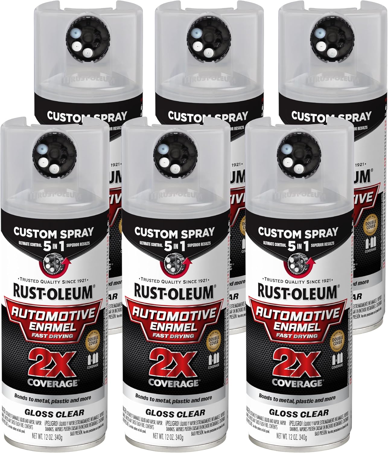 Rust-Oleum 2X Automotive Enamel Custom Spray Paint for All Surfaces