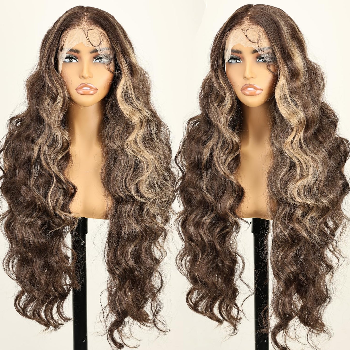 SOKU 13x6 Lace Frontal Wig - 32 Inch Body Wave Highlights