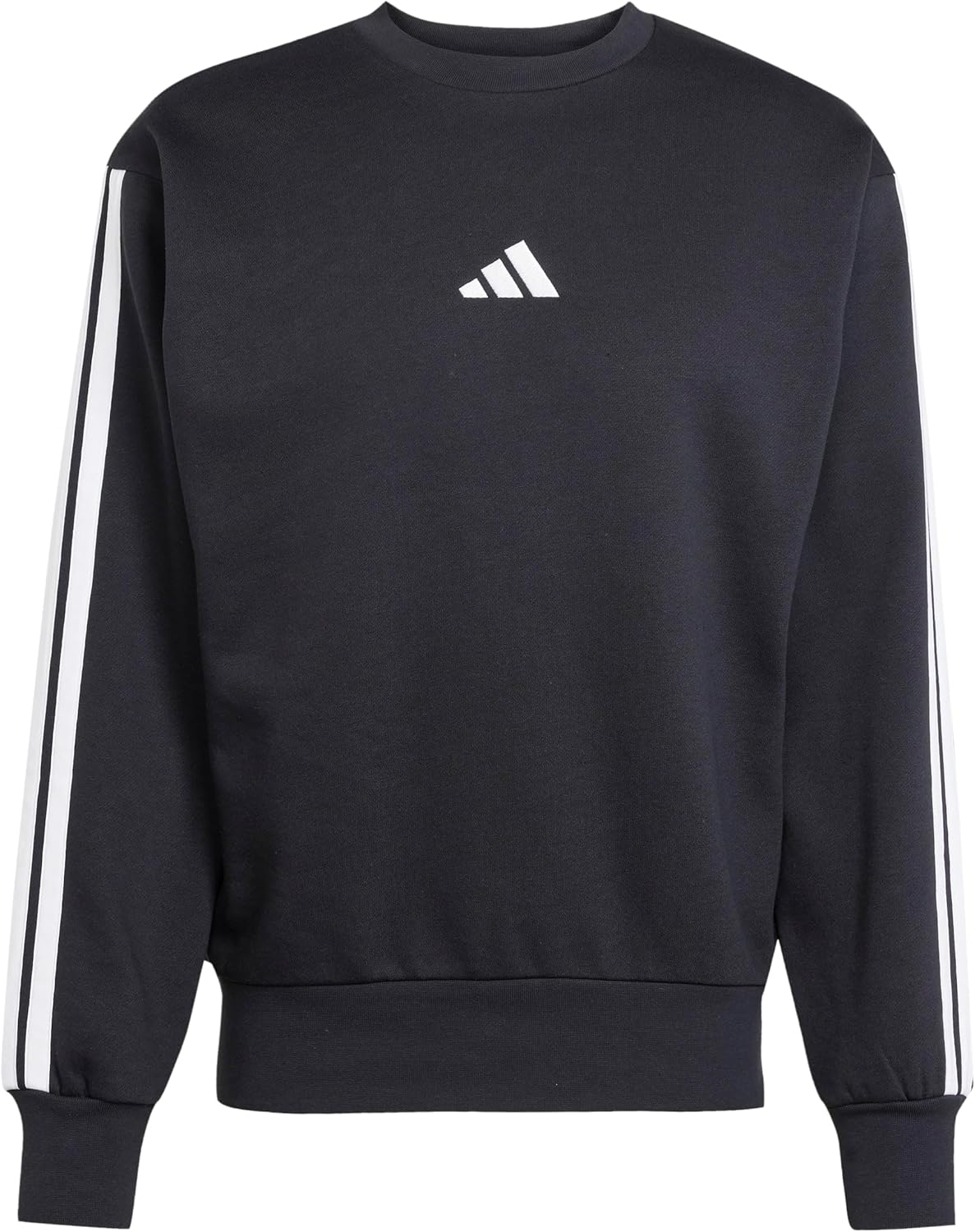 adidas Men's Essentials 3-Stripes Fleece Sweatshirt for Comfort