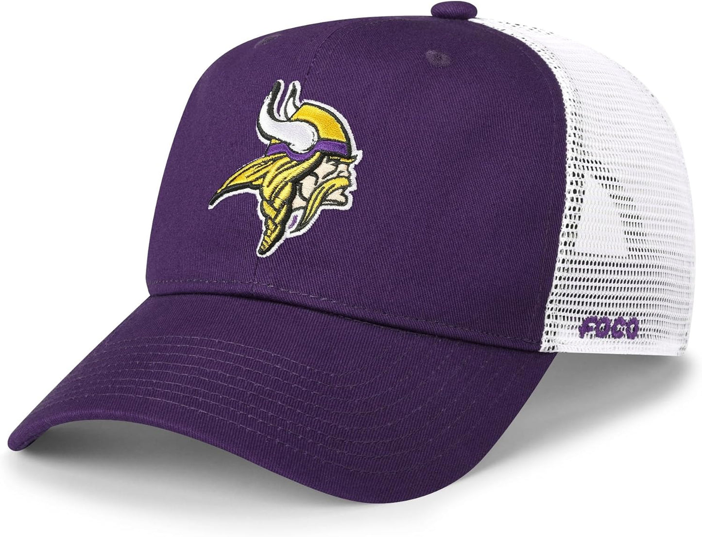 FOCO Men's NFL Team Logo Mesh Trucker Hat for Ultimate Comfort