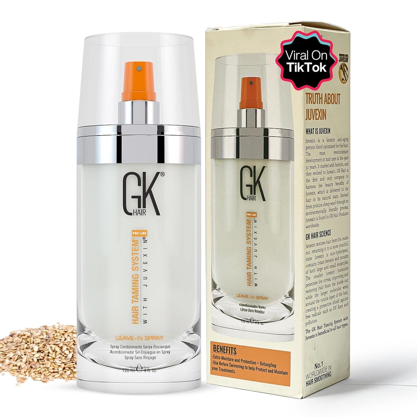 GK HAIR Leave-In Conditioner Spray - Nourishes & Protects
