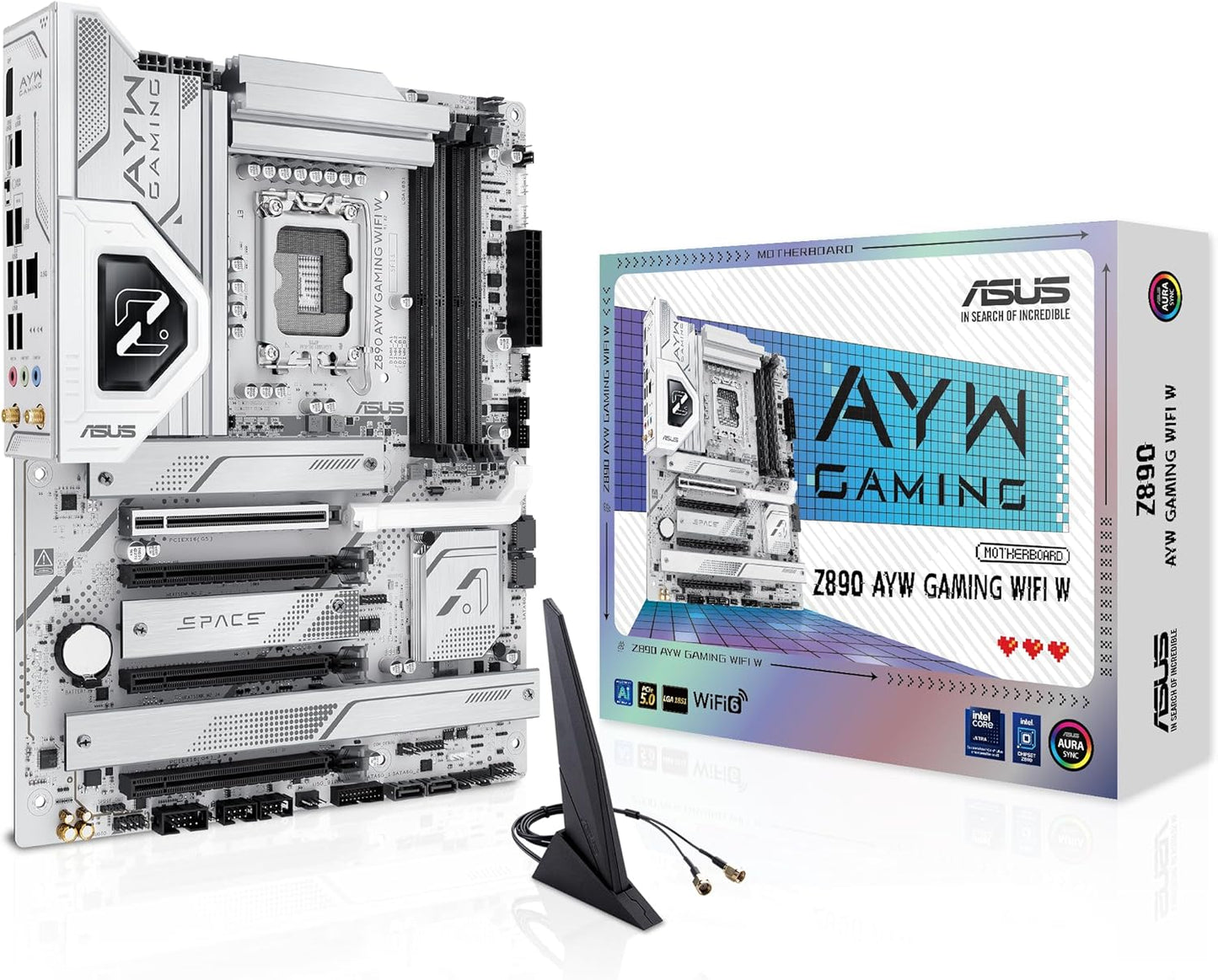 ASUS Z890 AYW Gaming WiFi Motherboard for Advanced AI PCs