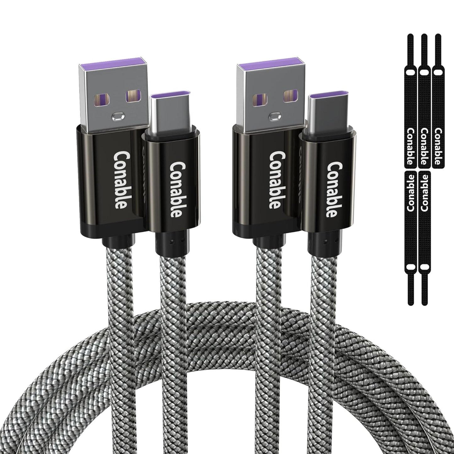 Fast Charge 6FT USB-C Cable Duo