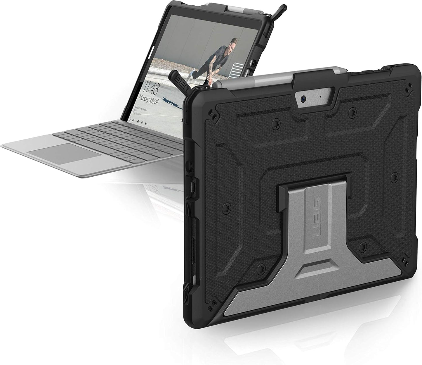 Rugged Aluminum Kickstand Case for Microsoft Surface Go 10.5