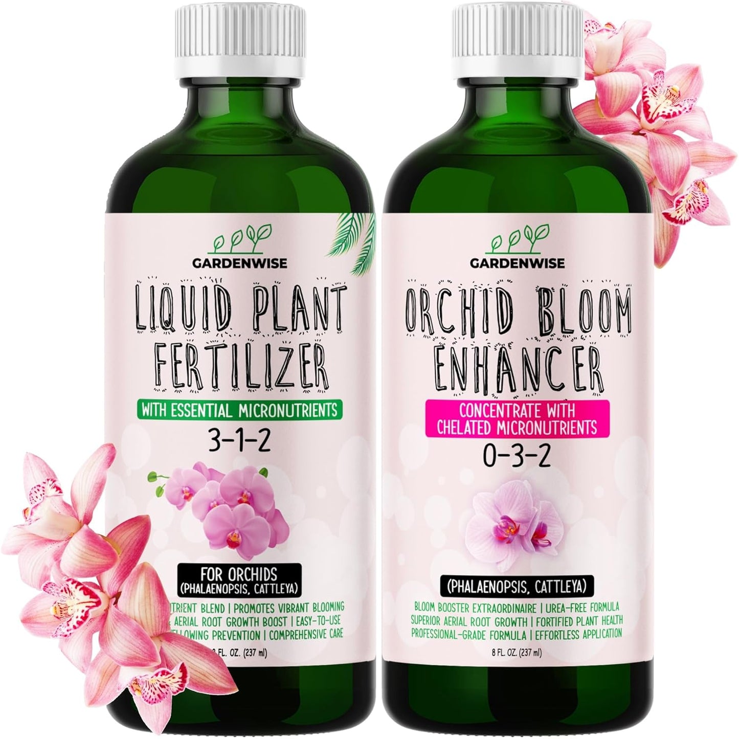 Complete Orchid Fertilizer Set for Vibrant Blooming & Growth