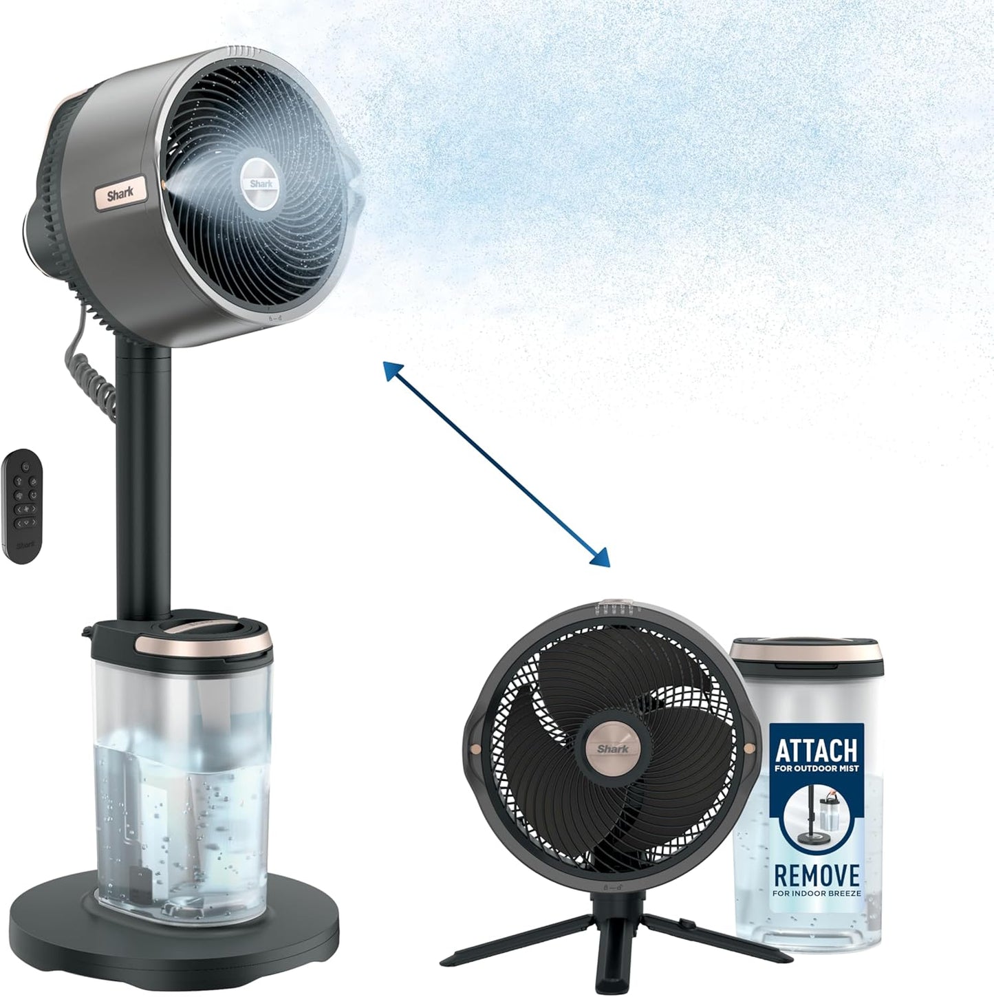 Shark FlexBreeze Pro Mist Fan: Powerful Indoor & Outdoor Cooling