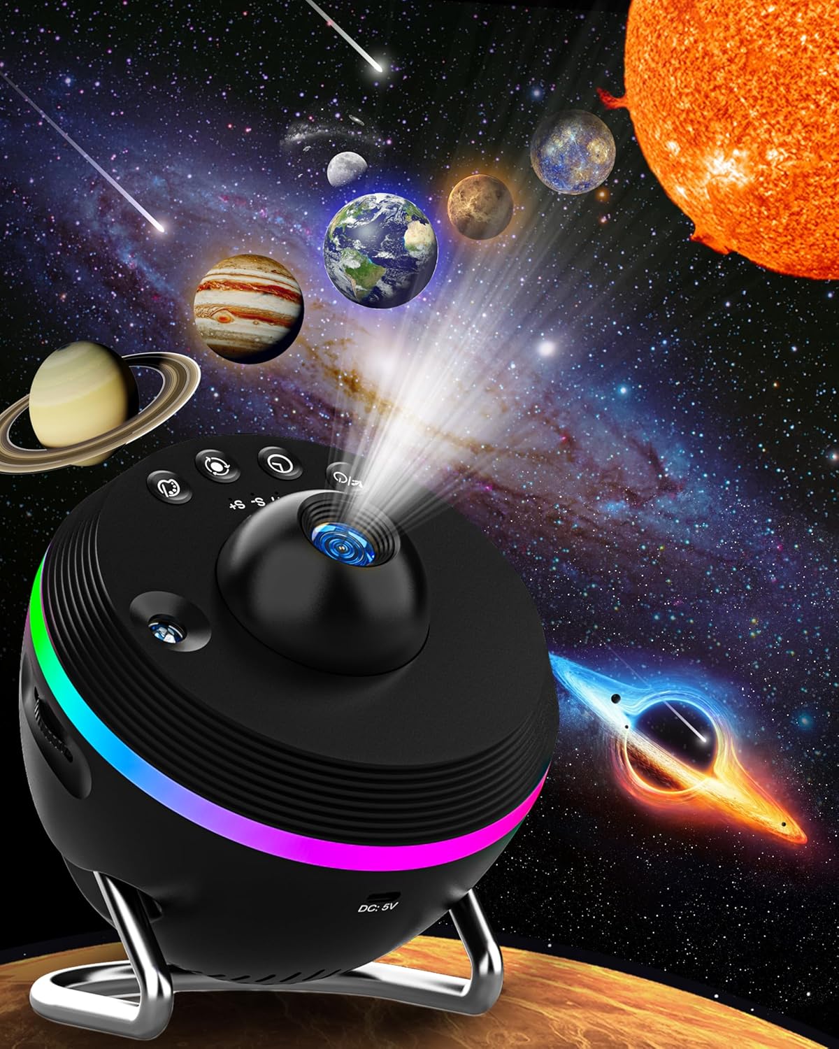 Transform Your Space with Realistic Starry Sky! FLEWKEN Projector