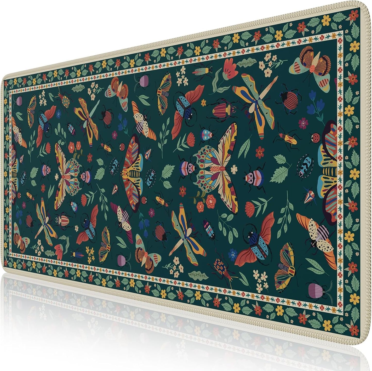 iCasso XXL Green Desk Mat - Anti-Slip Big Mousepad