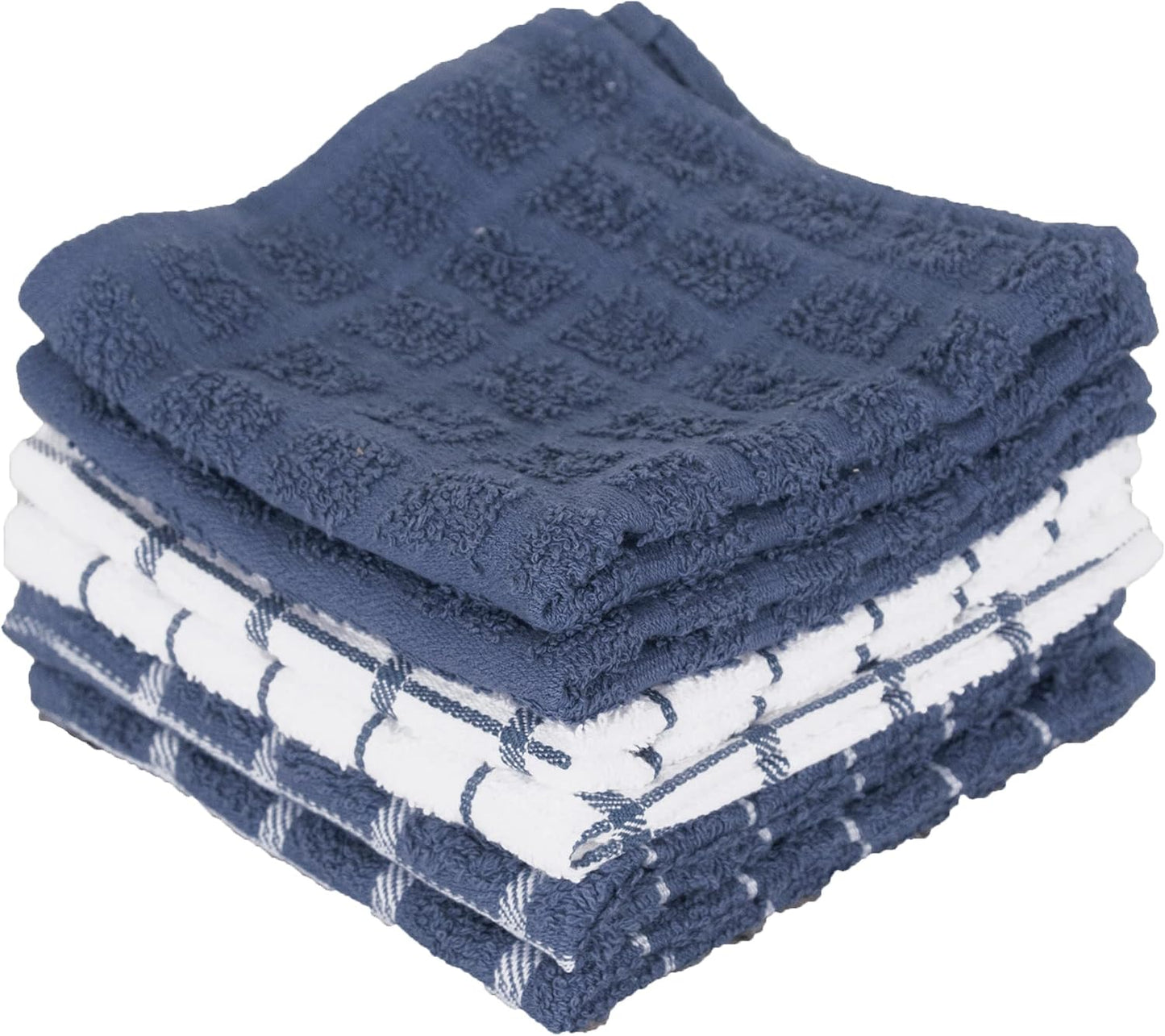 Ultra Absorbent Ritz 100% Cotton Dish Cloths, 6-Pack, Federal Blue